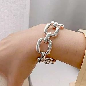 STERLING SILVER CHAIN BRACELET